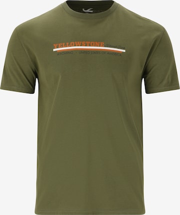 Cruz T-Shirt 'Doney' in Grün: Vorderseite