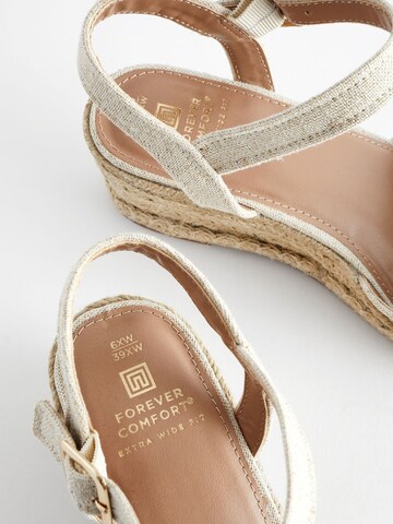 Décolleté sling 'Forever Comfort' di Next in beige