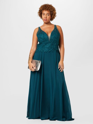 My Mascara Curves Evening Dress in Green