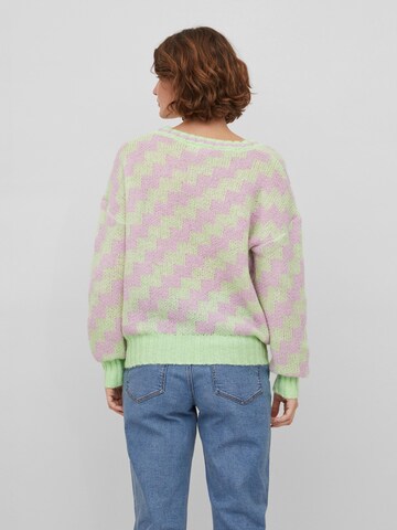 VILA Sweater 'Emilia' in Green