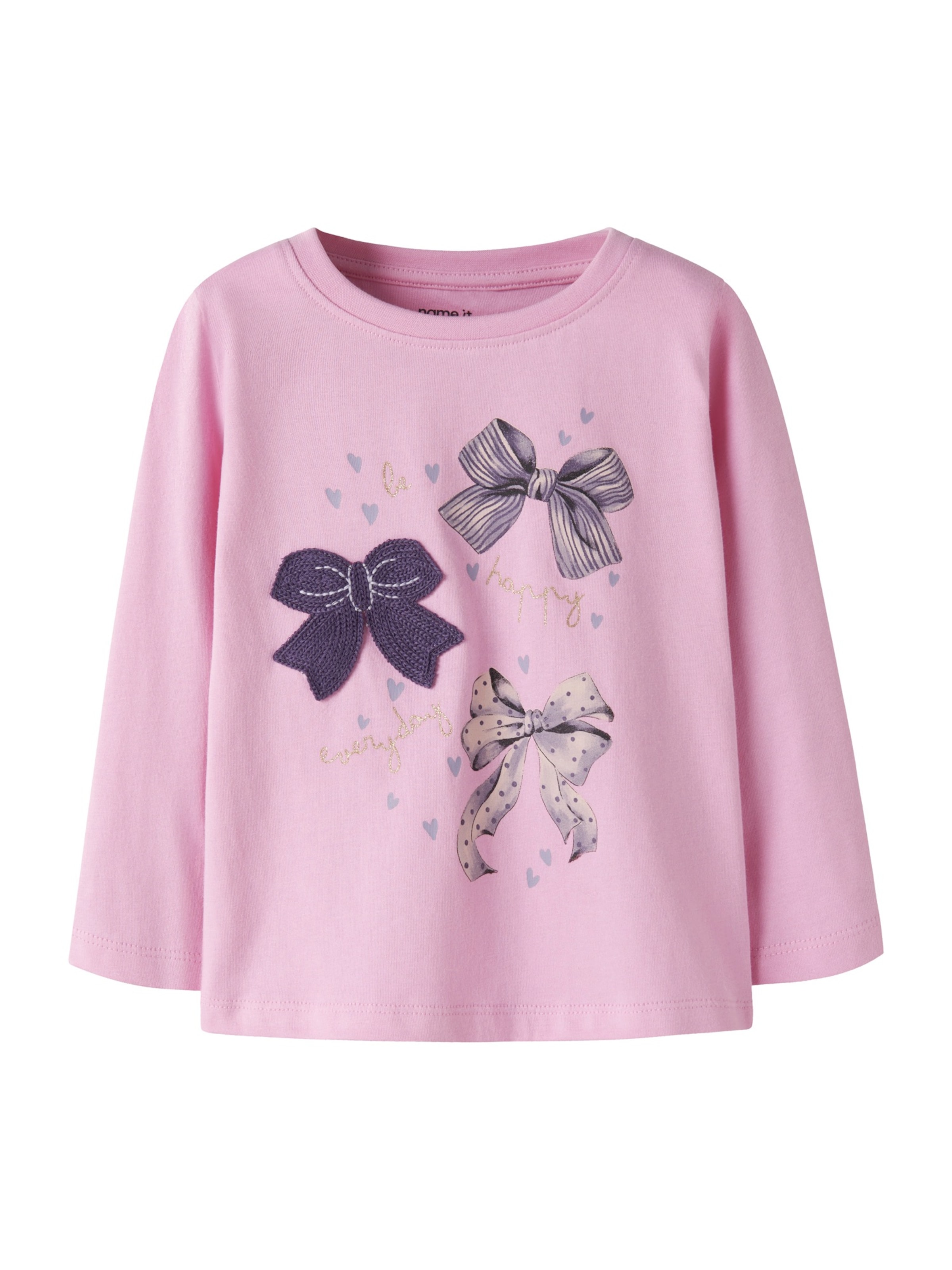 NAME IT T-shirt 'NMFNEOMON' i rosa: framsida