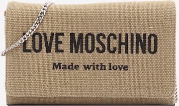 smėlio Love Moschino Rankinė su ilgu dirželiu: priekis