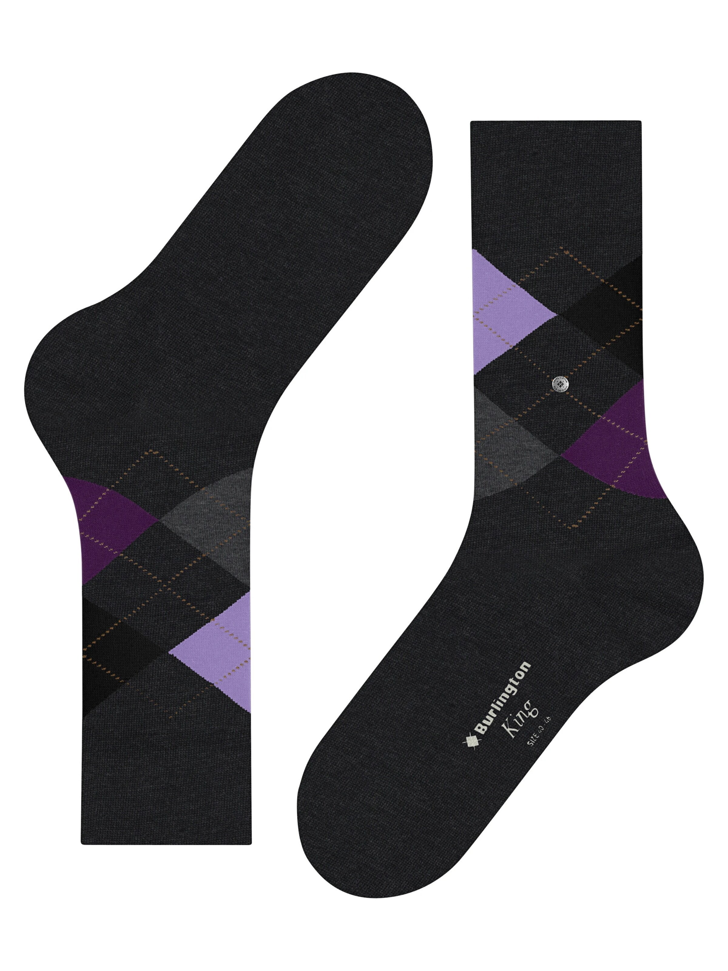 BURLINGTON Socks 'King' in Black