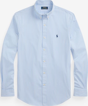 Polo Ralph Lauren Slim fit Zakelijk overhemd in Blauw: voorkant