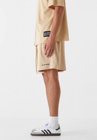 9N1M SENSE Regular Broek 'Essential' in Beige