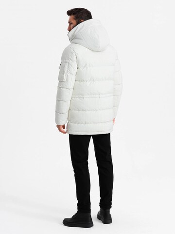 Ombre Winter jacket 'OM-JALJ-0201' in White
