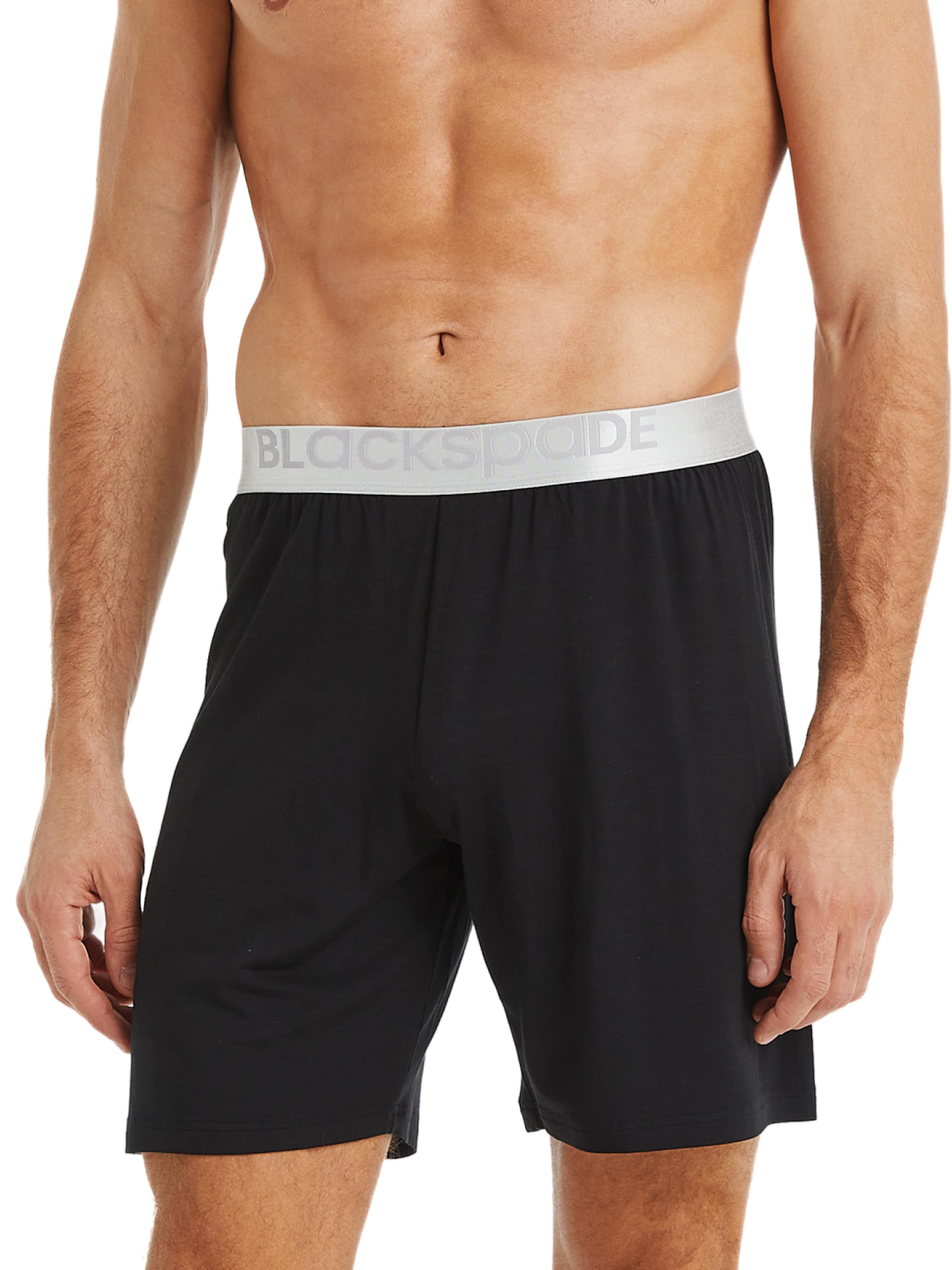 Blackspade Pajama Pants in Black: front