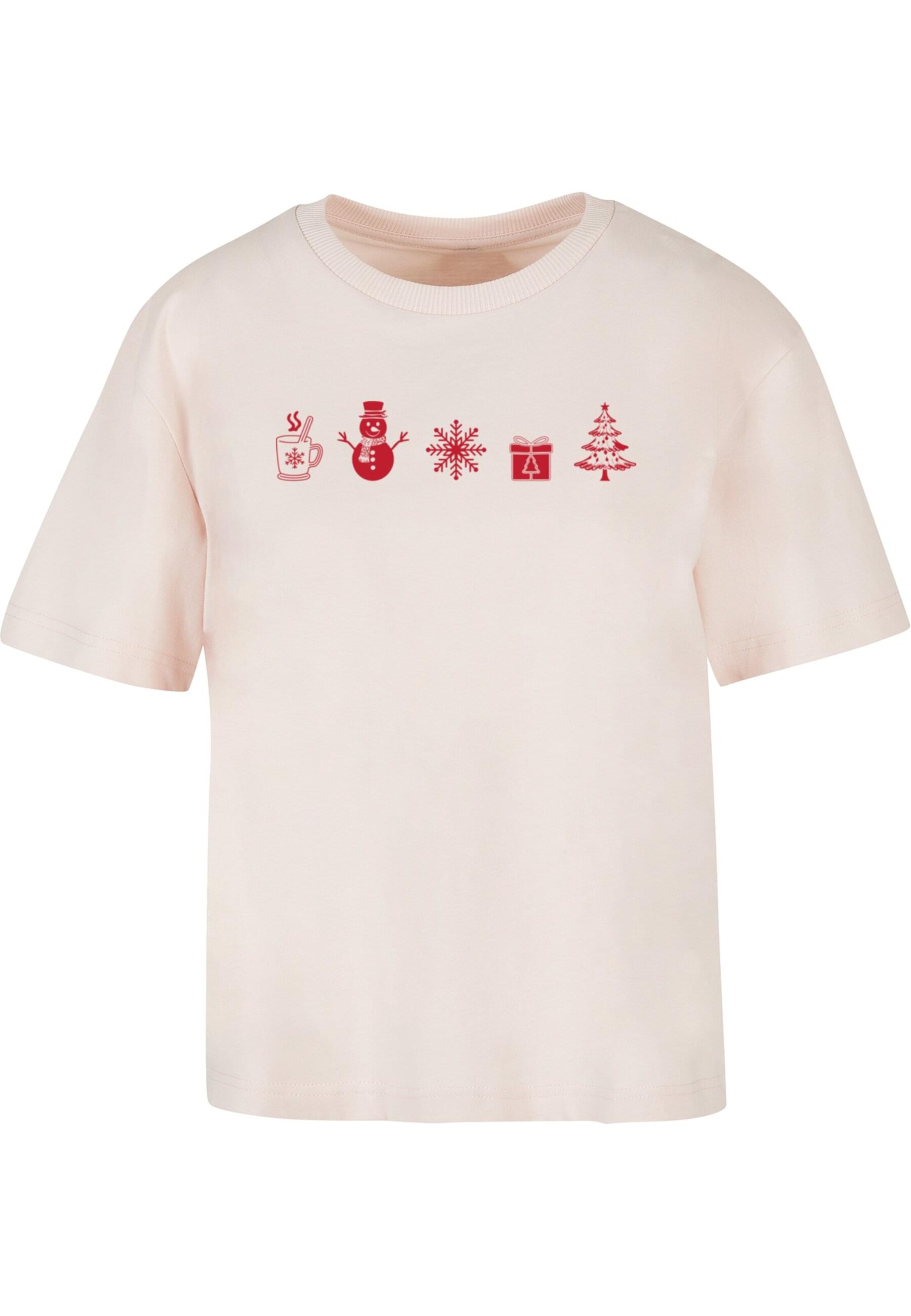 Merchcode Shirt in Roze: voorkant