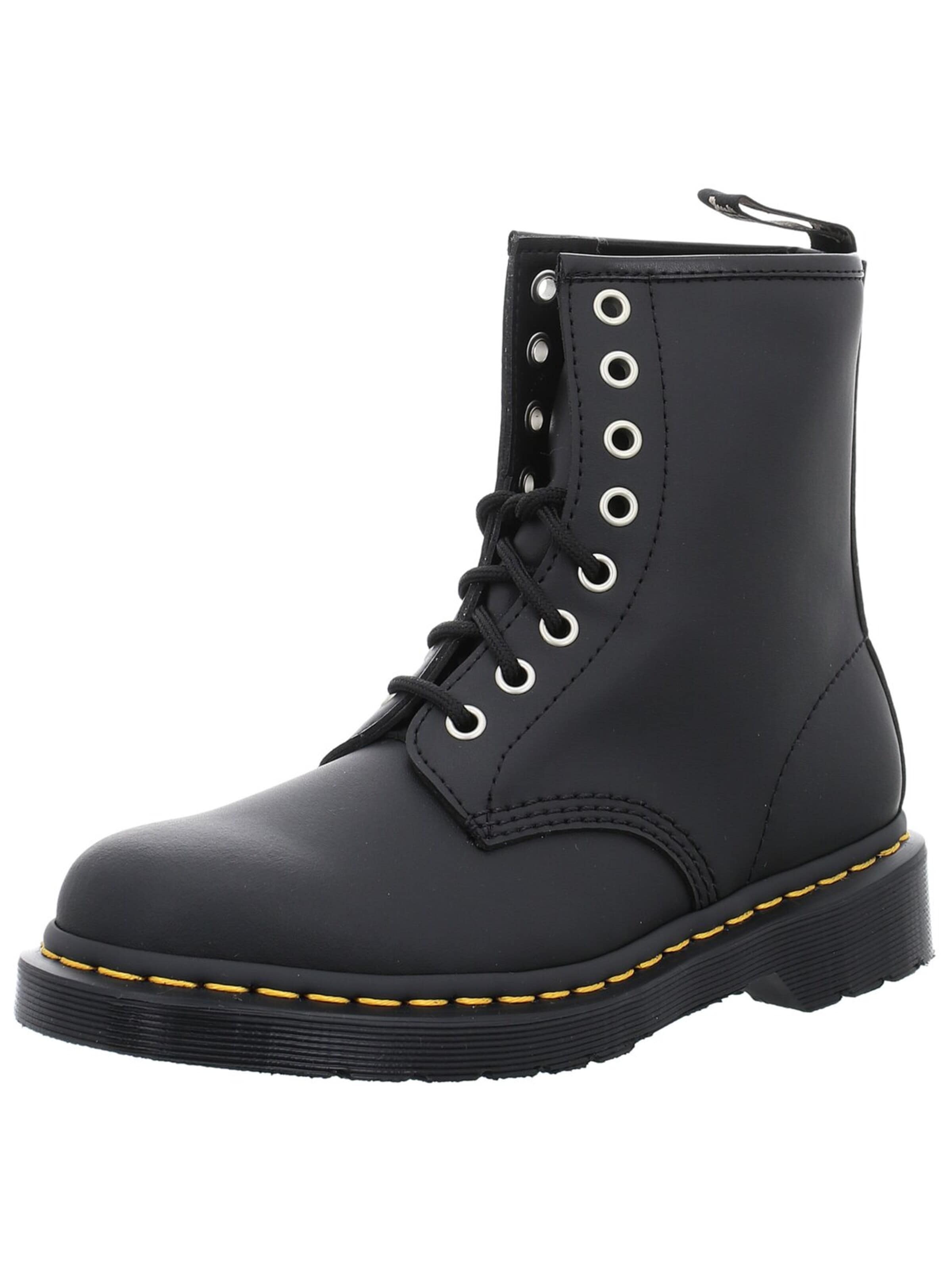 Dr. Martens Lace-Up Boots 'Damen Stiefelette 31808001 Lederimitat in schwarz' in 38 in Black, Item view