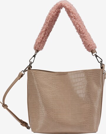 MYMO Handbag in Beige: front