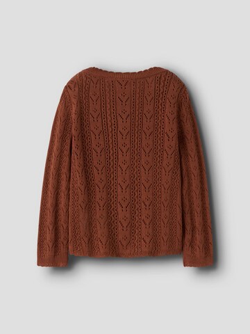 Lil'Atelier Strickjacke in Braun