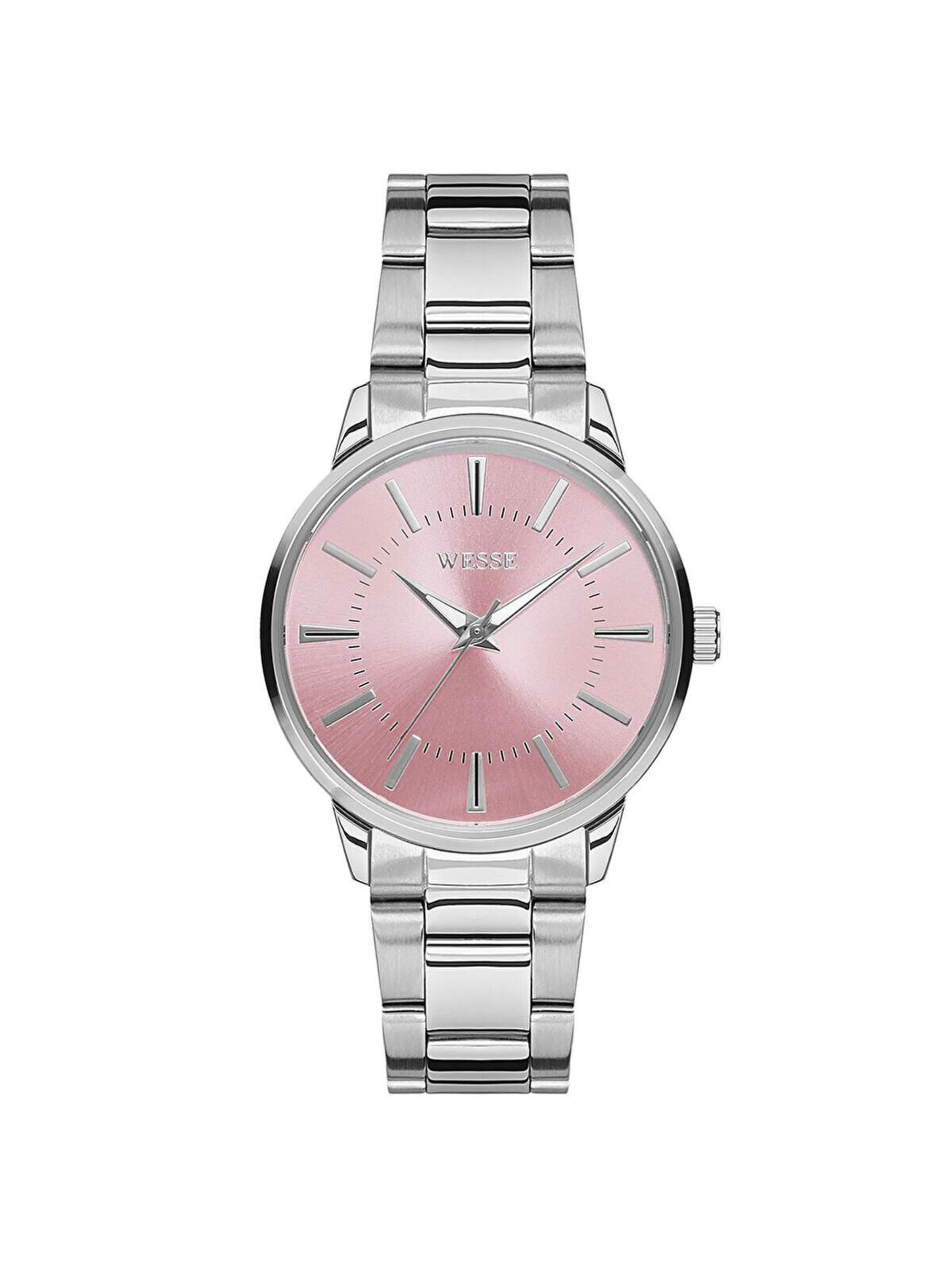 WESSE Analog Watch 'WESSE Woman Watch WWL104405' in Silver: front