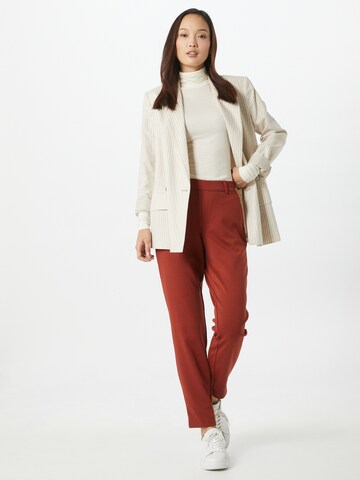 Tapered Pantaloni chino di TOM TAILOR DENIM in arancione