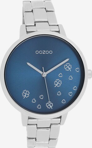 OOZOO Analog Watch in Blue: front