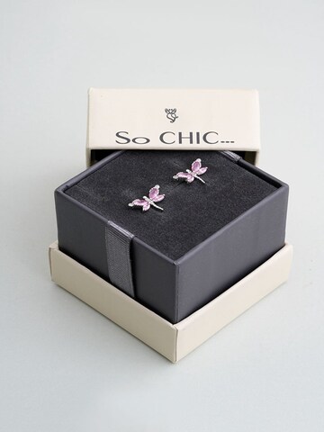 So Chic Náušnice – stříbrná