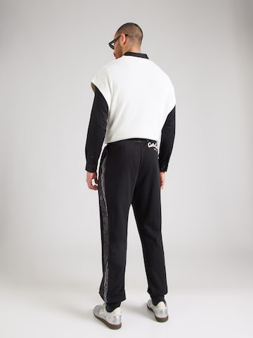 Carlo Colucci Zúžený strih Nohavice 'Euthum' - Čierna