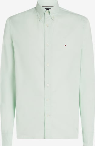 Cămașă 'Flex' de la TOMMY HILFIGER pe verde: față