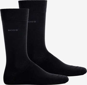 BOSS Socks in Black: front