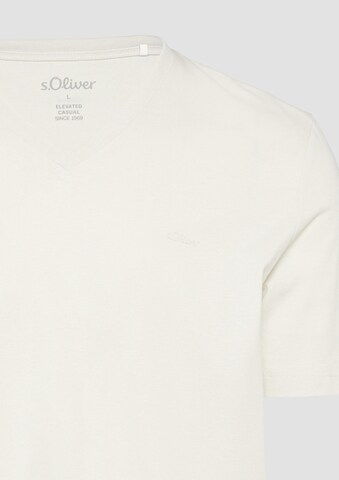 s.Oliver T-Shirt in Beige