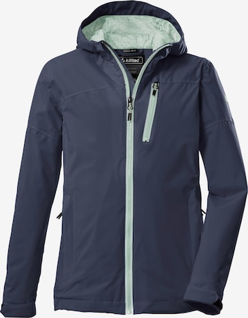 KILLTEC Outdoor jacket in Blue: front