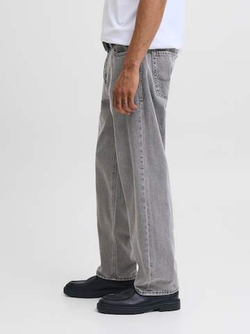 JACK & JONES Voľný strih Džínsy 'JJIEddie JJOriginal' - Sivá