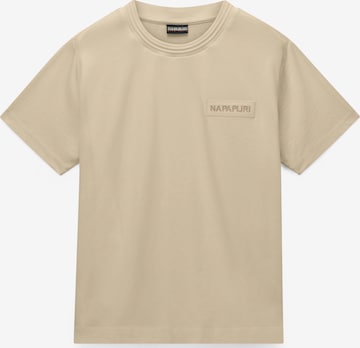 smėlio NAPAPIJRI Marškinėliai 'S-CLARAO SS W': priekis