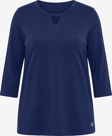 Ulla Popken Shirt in Blau: Vorderseite