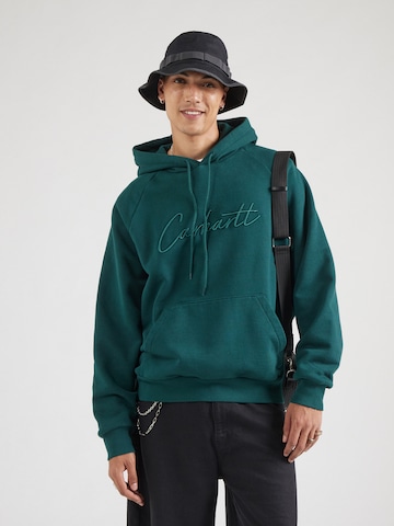 Carhartt WIP - Sudadera 'Ray' en verde: frente