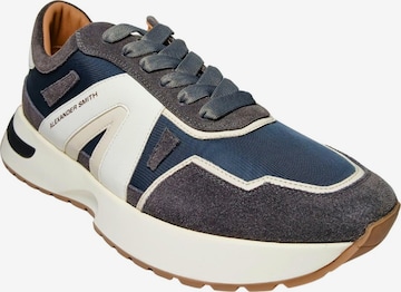 Baskets basses Alexander Smith en bleu : devant