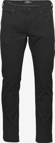 KOROSHI Regular Jeans in Black: front