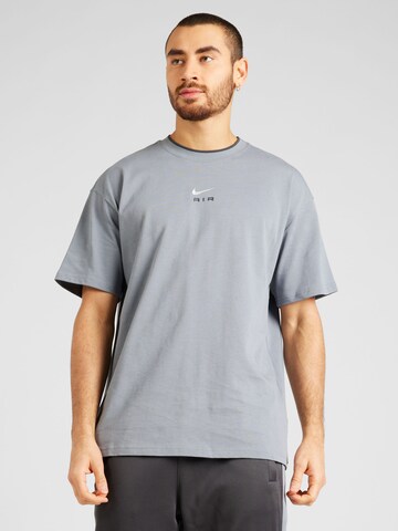 Nike Sportswear Shirt 'AIR' in Grey: front