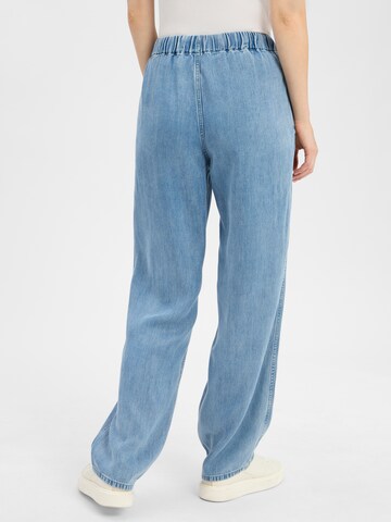 Samsøe Samsøe Regular Trousers 'Sahoysa' in Blue
