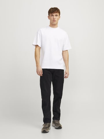 JACK & JONES Tapered Jeans 'JJIChris JJOriginal' in Black