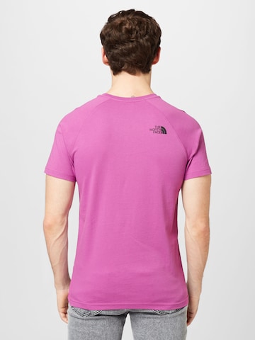 Coupe regular T-Shirt THE NORTH FACE en violet