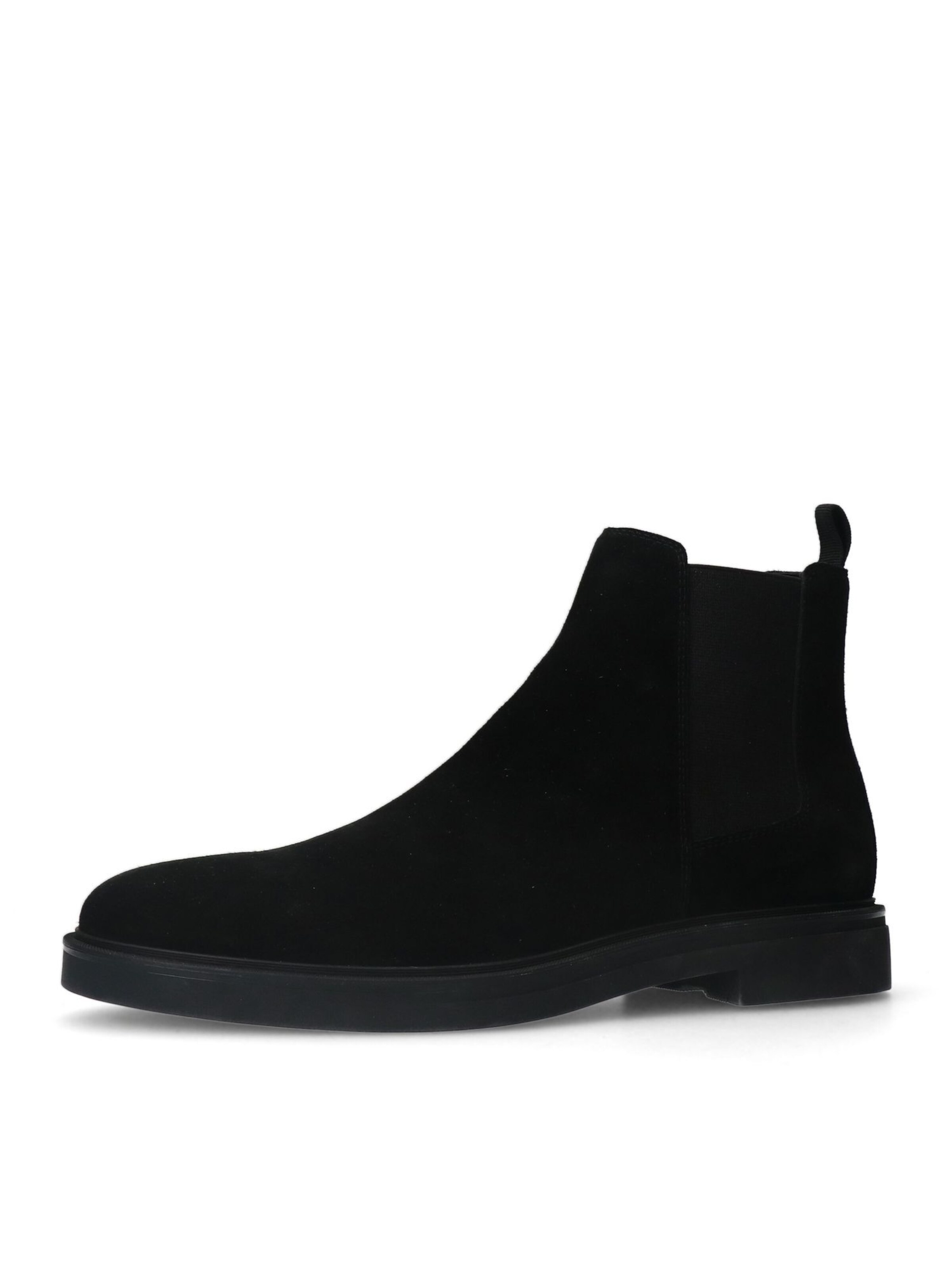 MANFIELD Chelsea boots in Zwart: voorkant