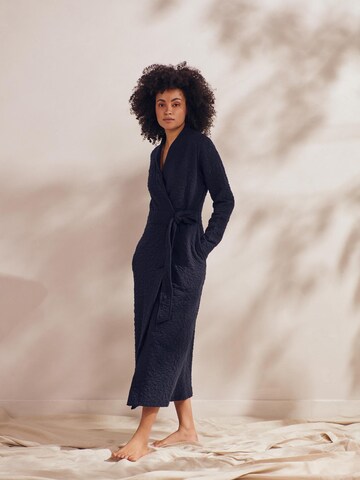 ESSENZA Dressing Gown 'Rosa' in Blue: front