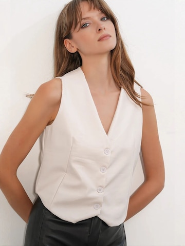 Bigdart Vest 'Westen' in Brown: front