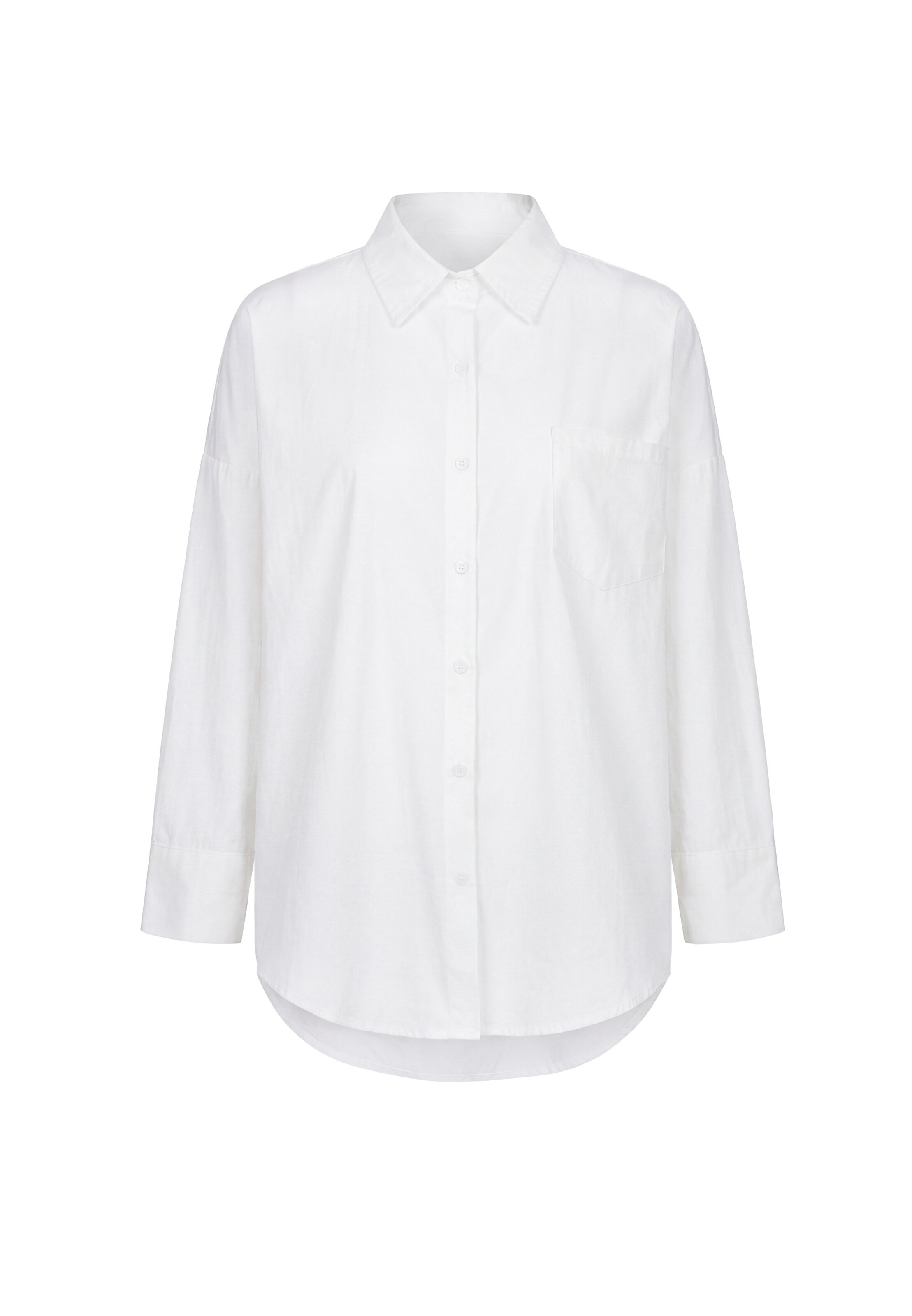 usha WHITE LABEL Blusa em L em branco, Vista do artigo