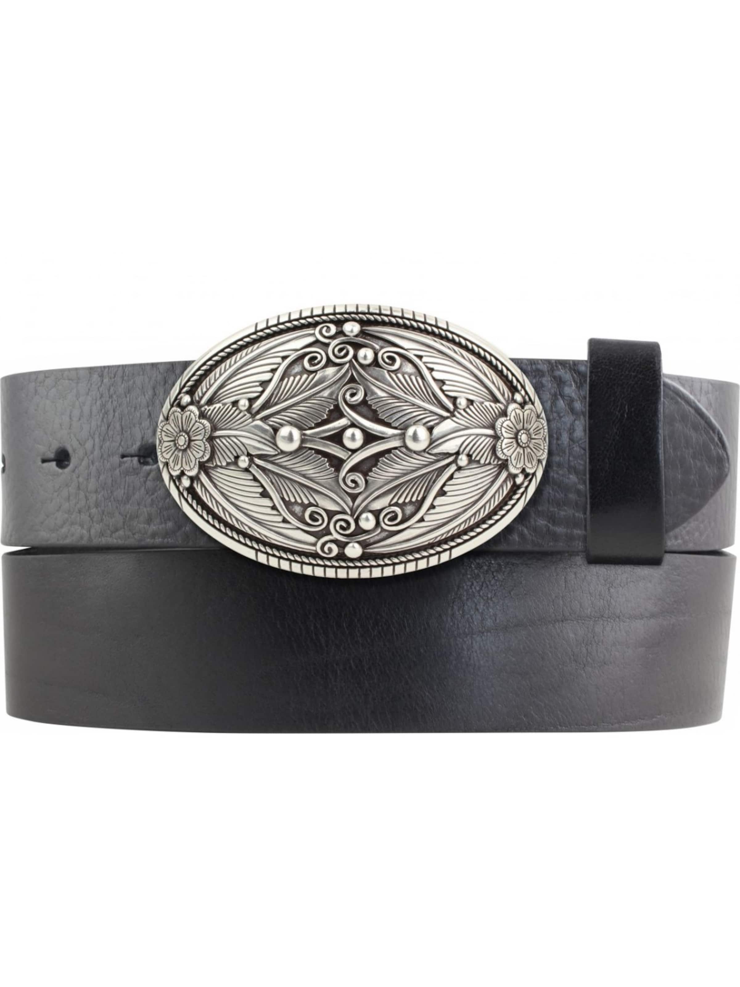 BELTINGER Gürtel 'Sondrioa'‌‌‌‌‌‌ in Schwarz: Vorderseite