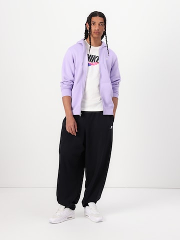 Veste de survêtement 'CLUB' Nike Sportswear en violet