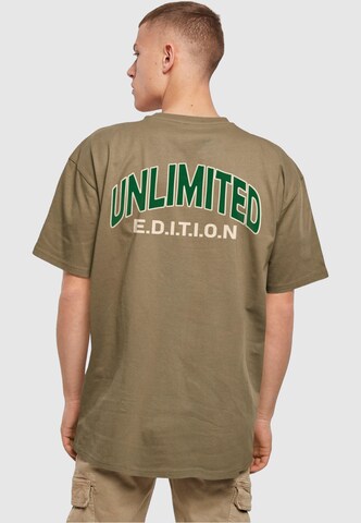 Merchcode Shirt 'Unlimited Edition' in Green