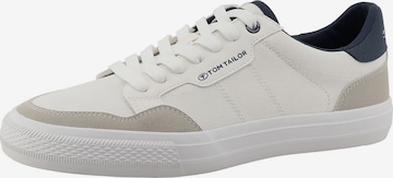 TOM TAILOR Tenisky – bílá: přední strana