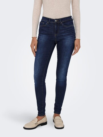 Only Tall Skinny Jeans 'Wauw' in Blauw: voorkant