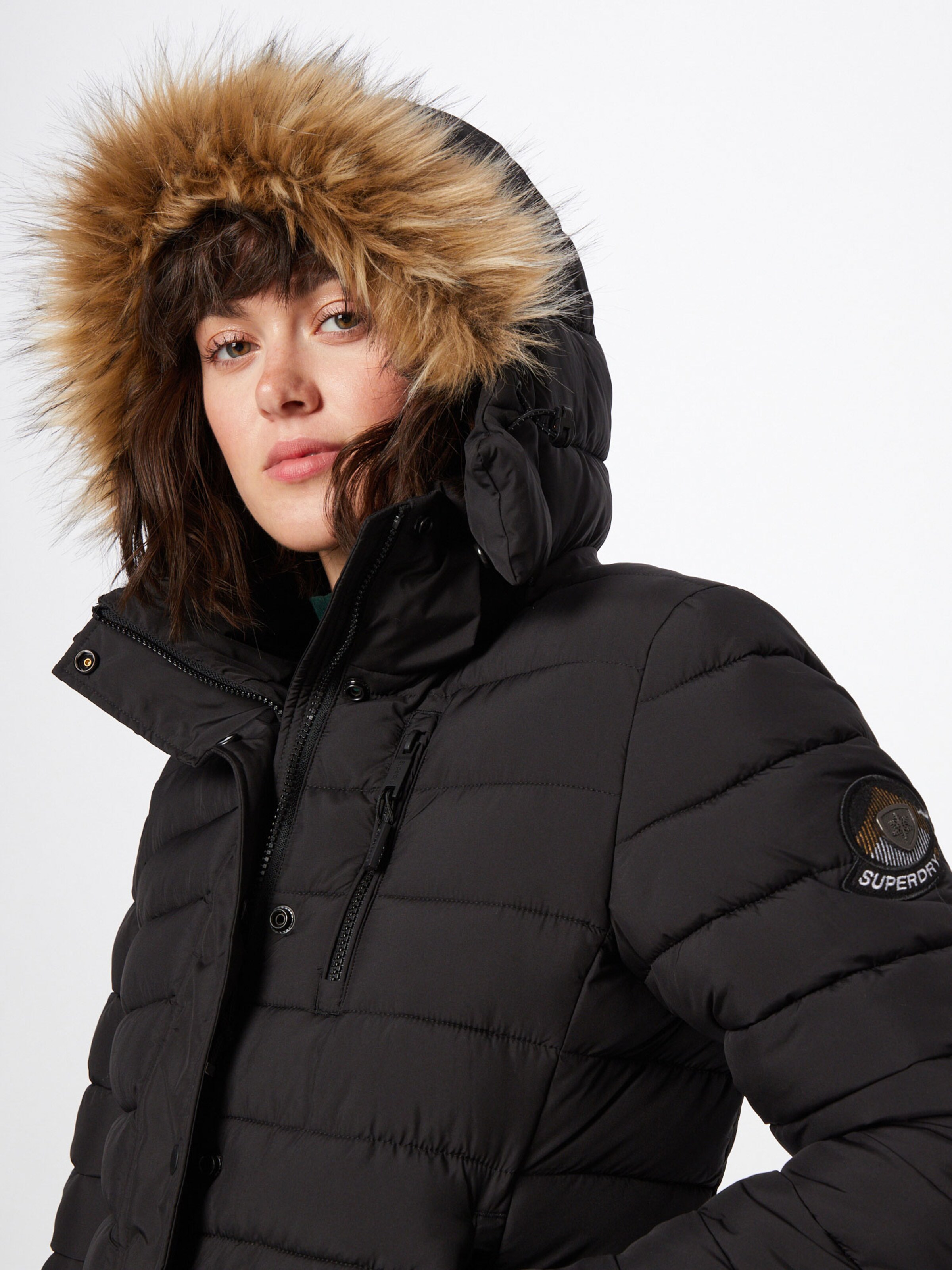 Frauen Jacken Superdry Jacke 'Fuji' in Schwarz - PX10667 Frauen Jacken Superdry Jacke 'Fuji' in Schwarz - PX10667