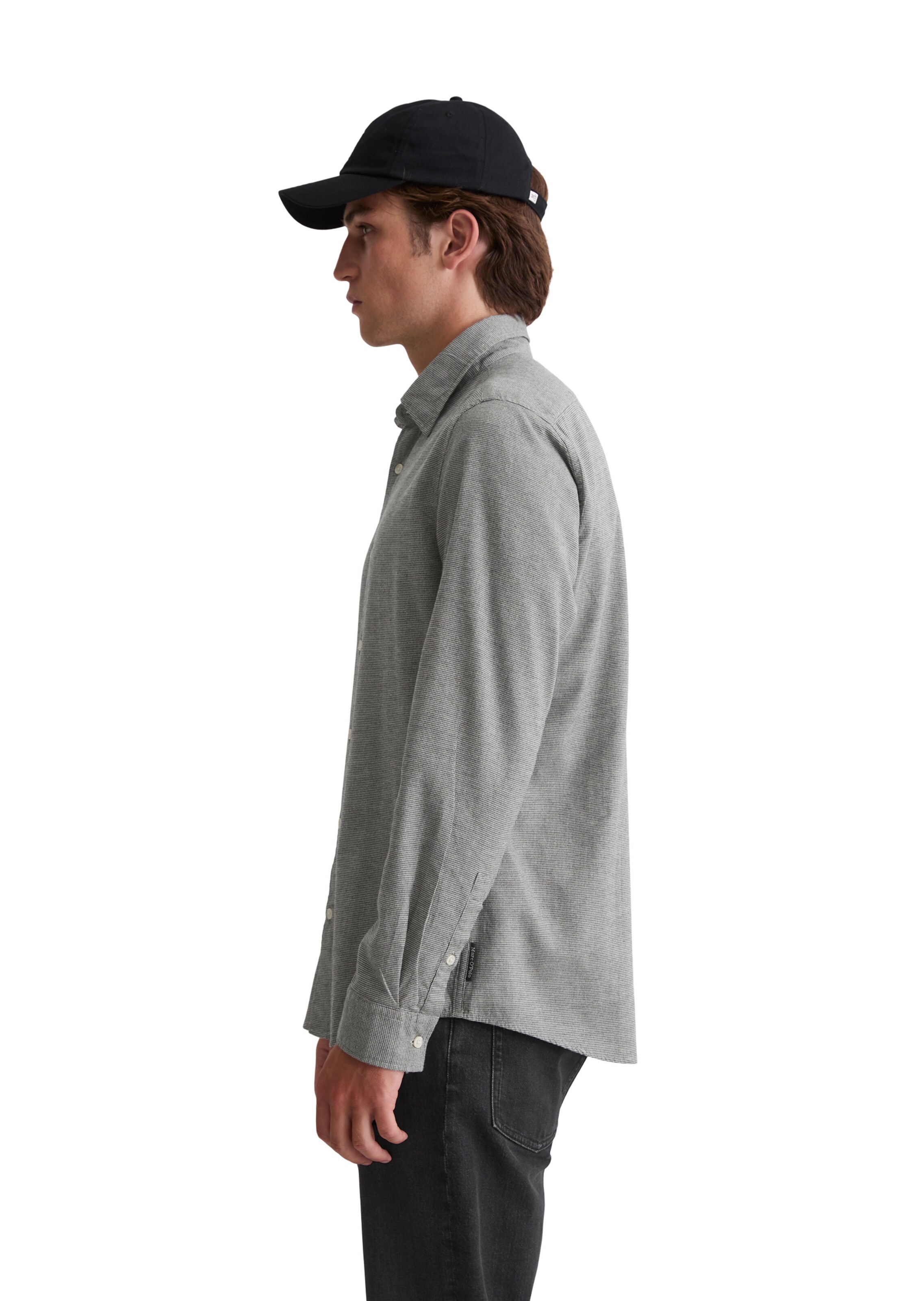 Marc O'Polo Regular fit Button Up Shirt in Grey