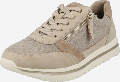 JANA Sneakers laag in de kleur Donkerbeige / Beige gemêleerd, Productweergave