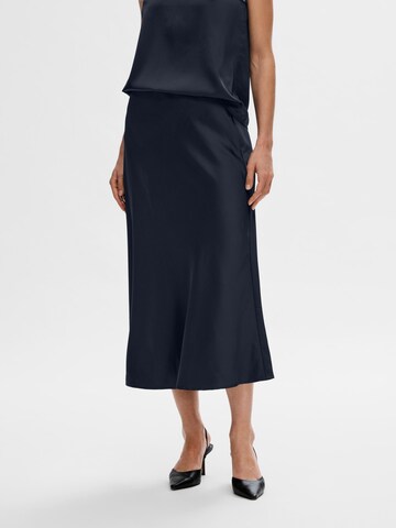 SELECTED FEMME Rok 'Lena' in Blauw: voorkant