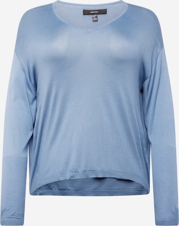 Vero Moda Curve Sweater in Blue: front