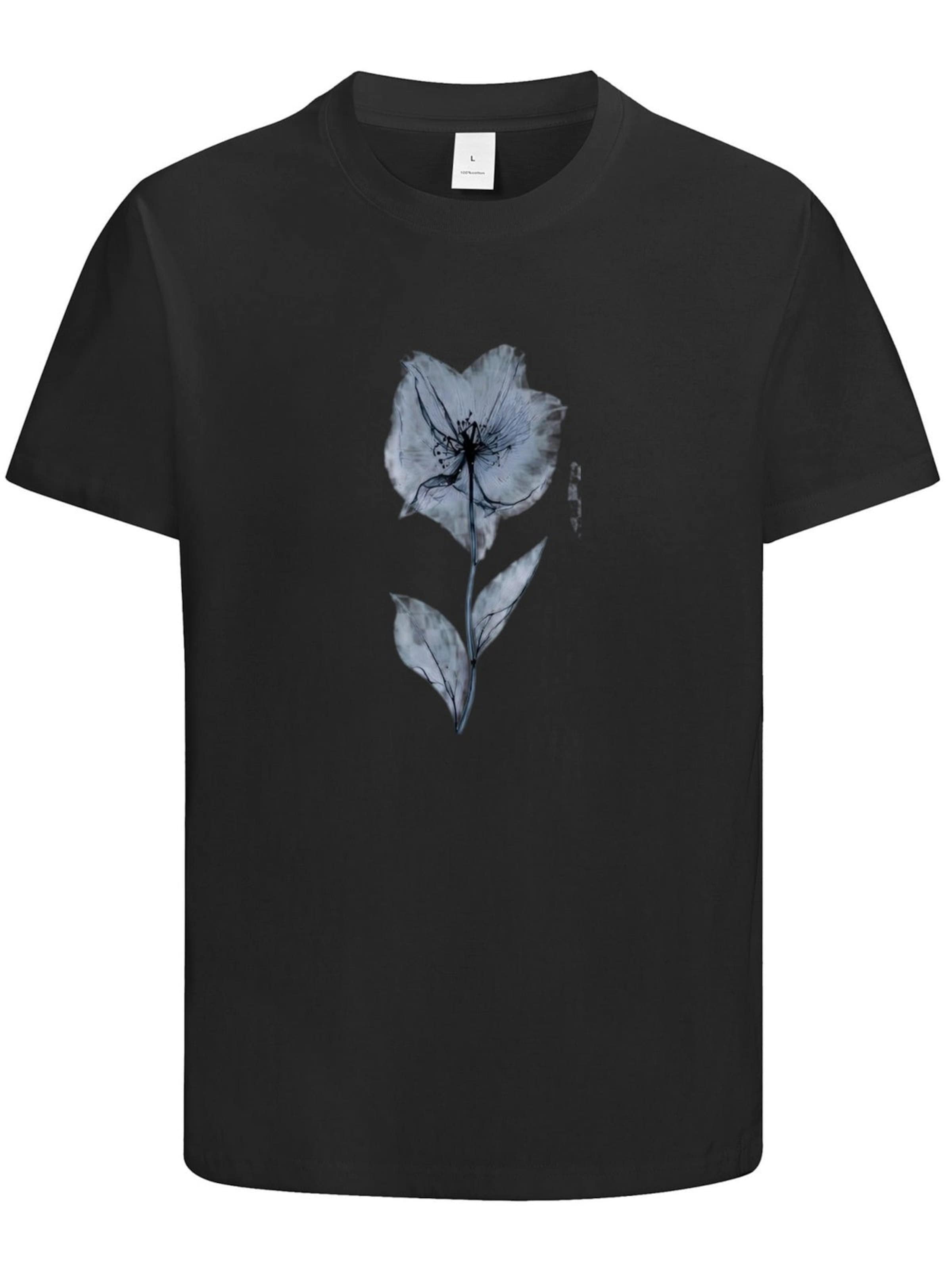 HUSKSWARE Shirt 'Grafik'‌‌‌‌ in Schwarz: Vorderseite