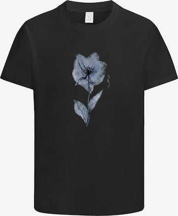 HUSKSWARE Shirt 'Grafik' in Schwarz: Vorderseite